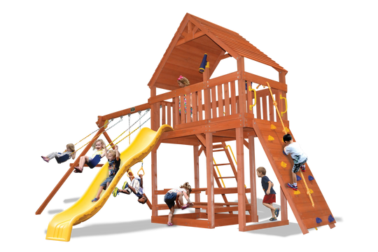 Original Fort Combo 2 XL with Wood Roof millzhouseav
