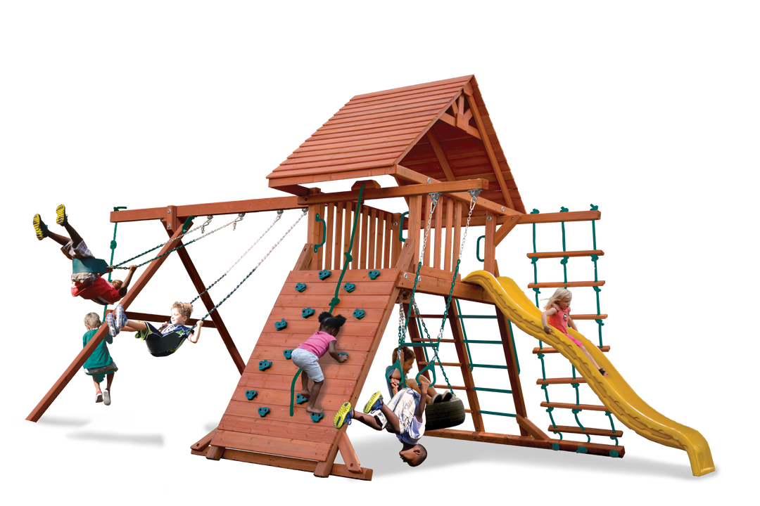 Original Playcenter Combo 2 With Wood Roof millzhouseav