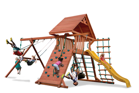 Original Playcenter Combo 2 With Wood Roof millzhouseav