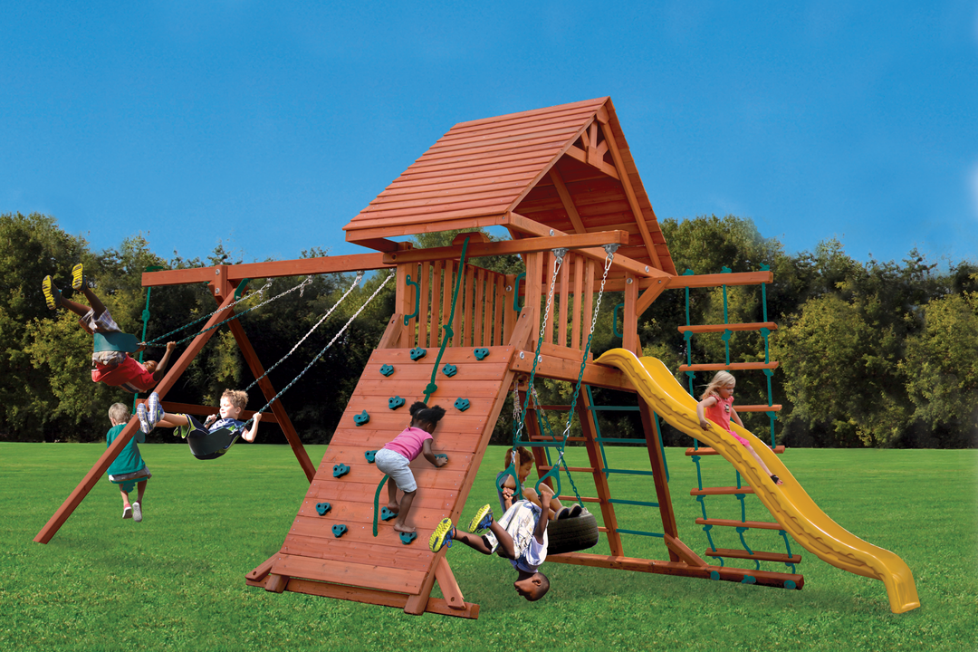 Original Playcenter Combo 2 With Wood Roof millzhouseav