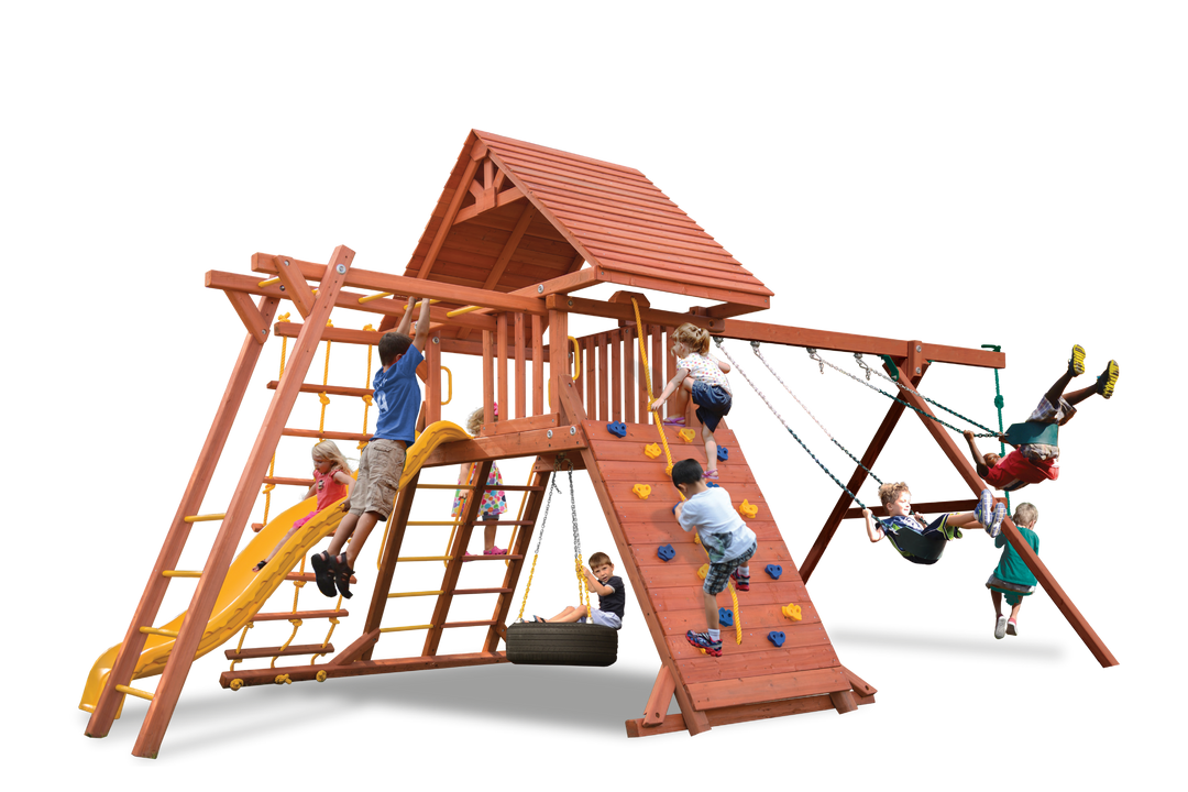 Original Playcenter Combo 3 With Wood Roof millzhouseav