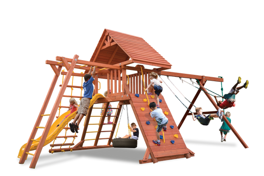 Original Playcenter Combo 3 With Wood Roof millzhouseav