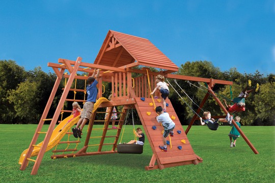 Original Playcenter Combo 3 With Wood Roof millzhouseav