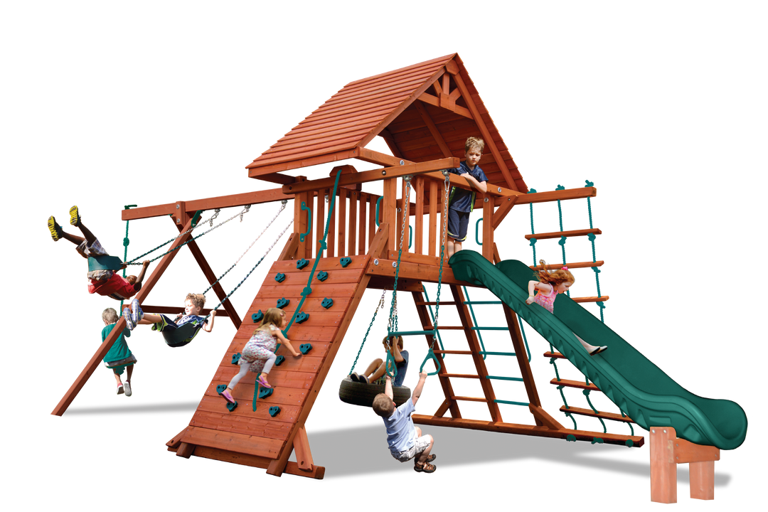Turbo Original Playcenter Combo 2 With Wood Roof millzhouseav