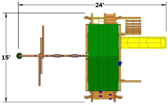Deluxe Playcenter Combo 2 XL millzhouseav