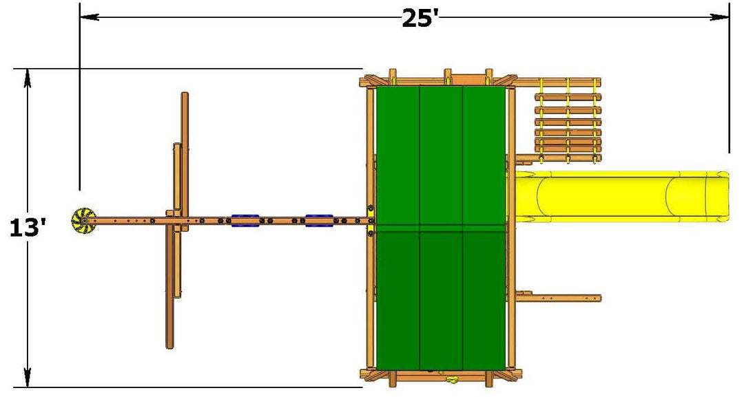 Turbo Deluxe Playcenter Combo 2 millzhouseav