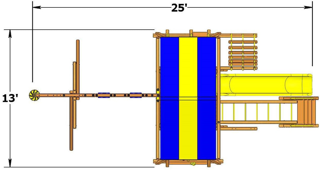 Turbo Deluxe Playcenter Combo 3 millzhouseav