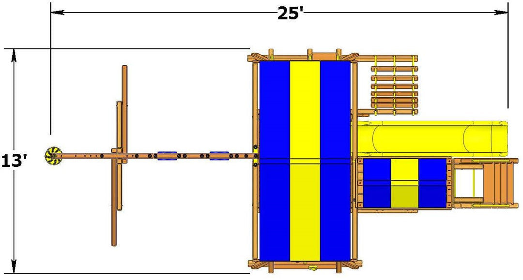 Turbo Deluxe Playcenter Combo 4 millzhouseav
