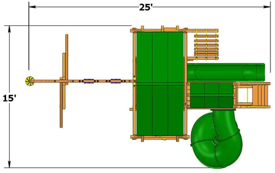 Turbo Deluxe Playcenter Combo 5 millzhouseav