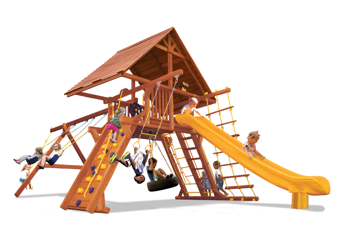 Supreme Playcenter Combo 2 With Wood Roof millzhouseav