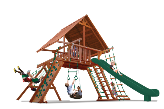 Extreme Playcenter Combo 2 With Wood Roof millzhouseav