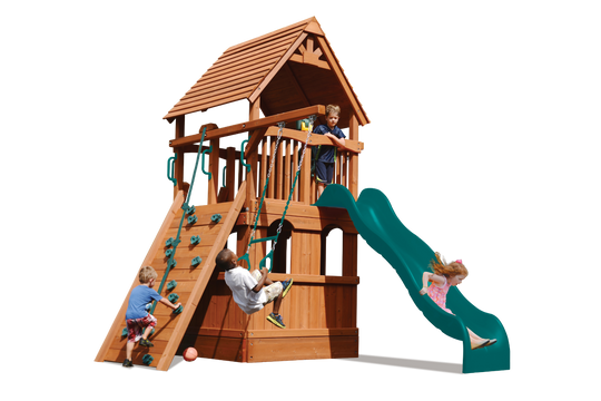 Deluxe Fort Jr. With Lower Level Playhouse millzhouseav
