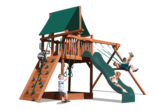 Deluxe Fort With 2 Position Swing Beam millzhouseav