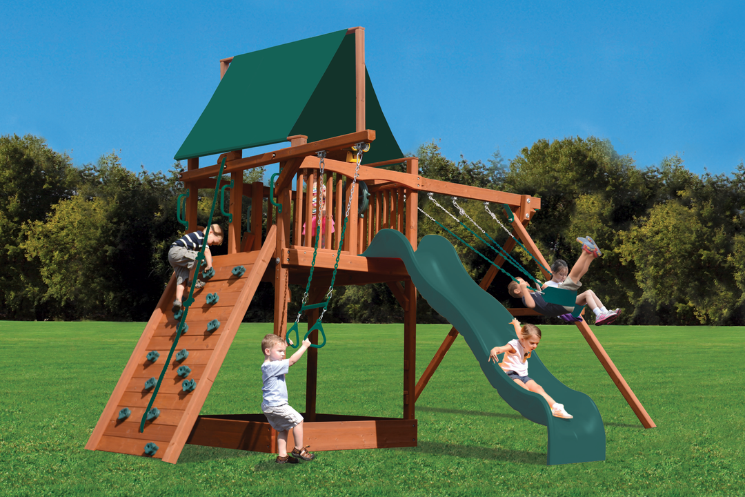 Deluxe Fort With 2 Position Swing Beam millzhouseav