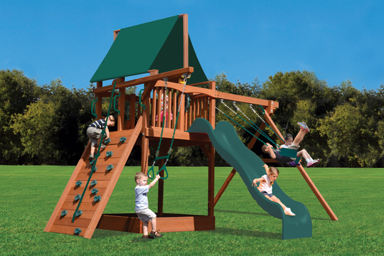 Deluxe Fort With 2 Position Swing Beam millzhouseav