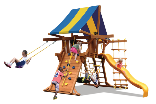 Deluxe Playcenter Double Swing Arm millzhouseav