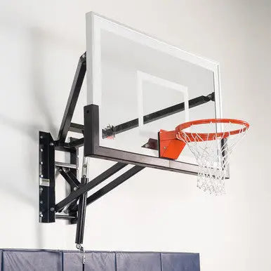 Gladiator 72" (Regulation) Wall Mount Adjustable Height Basketball Hoop Millz House