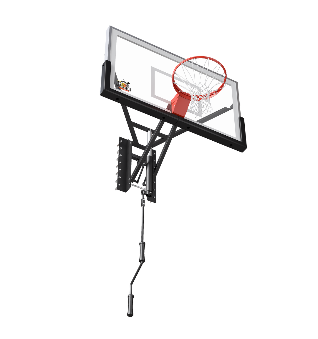 Gladiator Wall Mount Adjustable Height Hoop millzhouseav