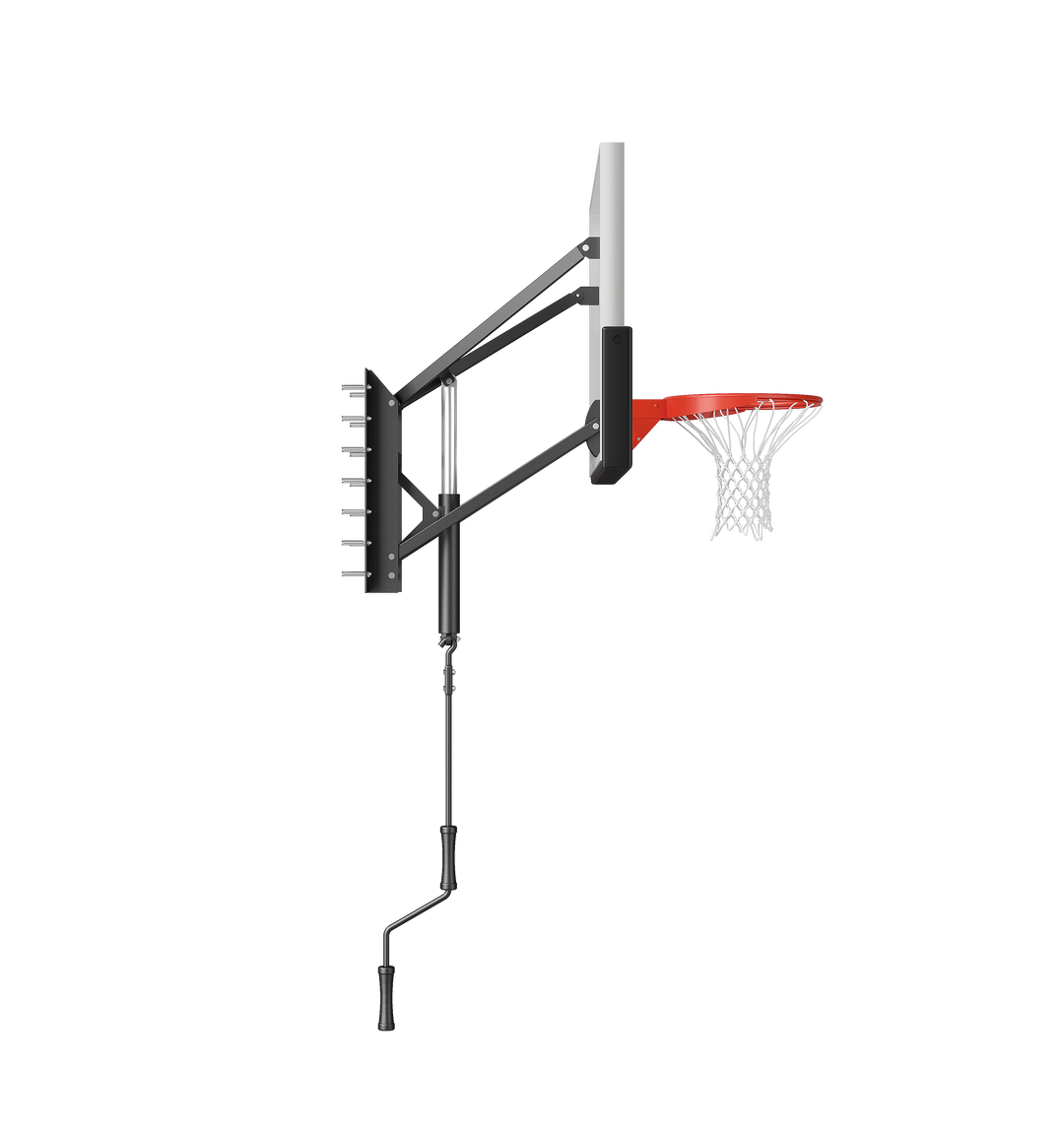 Gladiator Wall Mount Adjustable Height Hoop millzhouseav