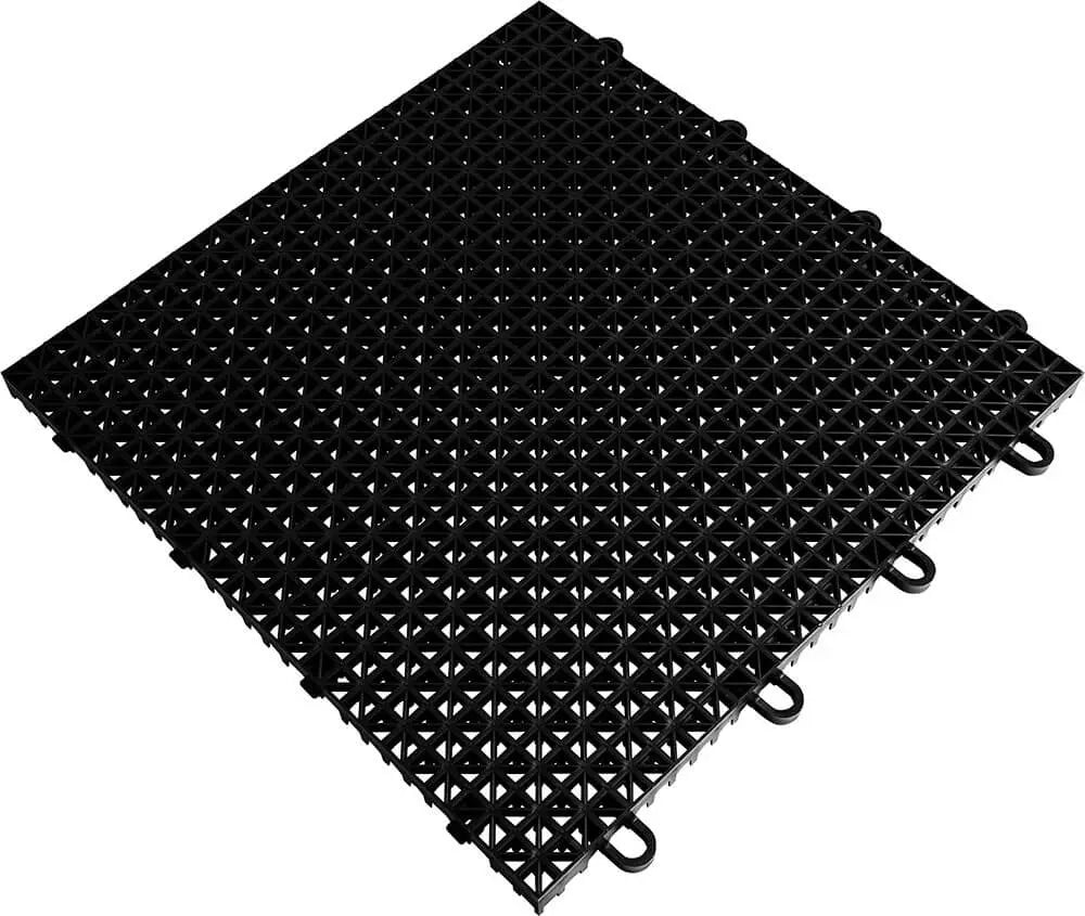 Black Premium Duracourt Outdoor Surface Tiles millzhouseav