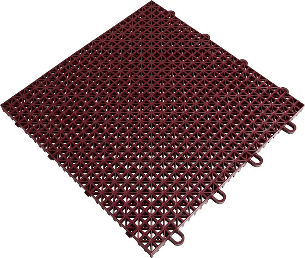 Burgundy Premium Duracourt Outdoor Surface Tiles millzhouseav