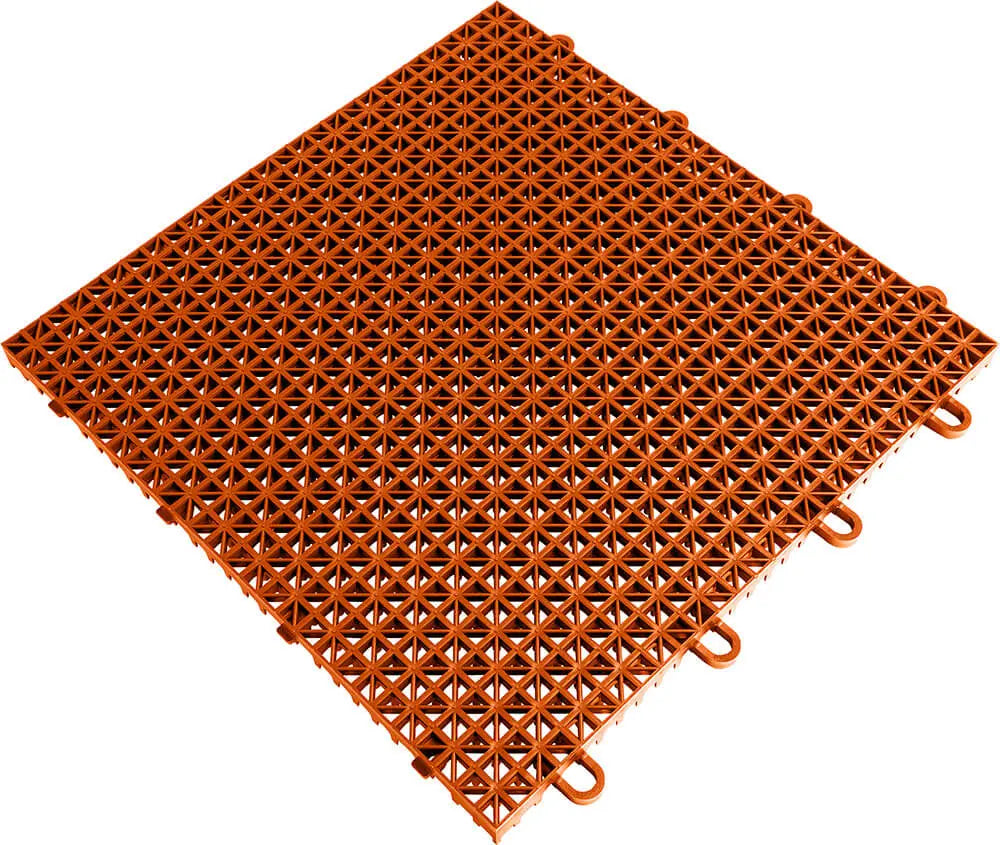 Texas Orange Premium Duracourt Outdoor Surface Tiles millzhouseav