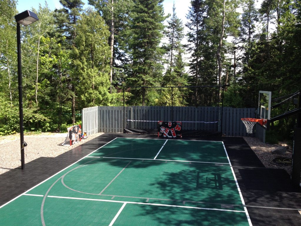 SnapSports multi-use and tennis court