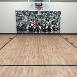 SnapSports Basketball Court With Maple Tiles