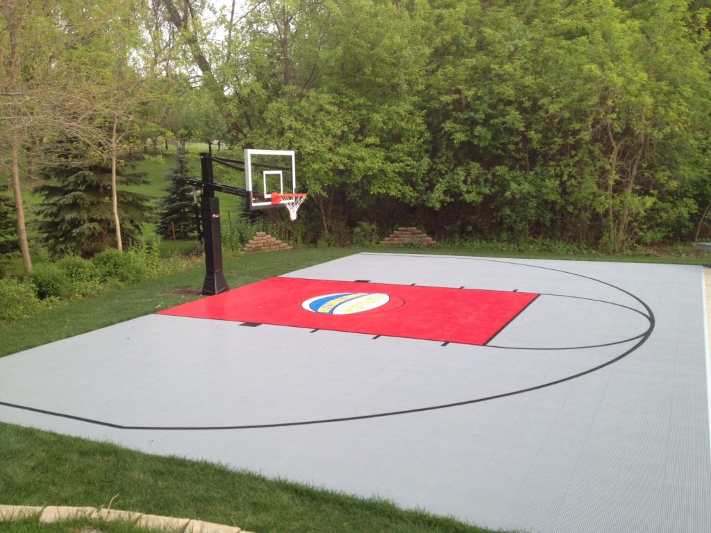 SnapSports Outdoor Basketball Court
