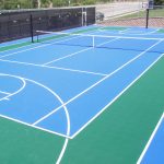 SnapSportscommercial tennis court in Prior Lake