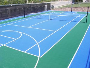 SnapSportscommercial tennis court in Prior Lake