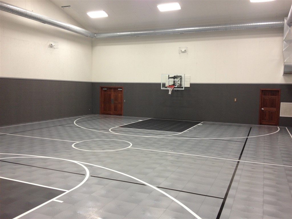SnapSports indoor basketball court