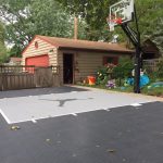 South Minneapolis game court constructed by Millz House with SnapSports athletic tiles