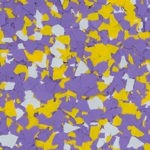 Millz House Floor Coating color samples customized to your favorite team such as this blend featuring Minnesota Vikings colors