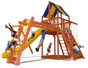 Supreme Fort Combo 3 play set with monkey bars