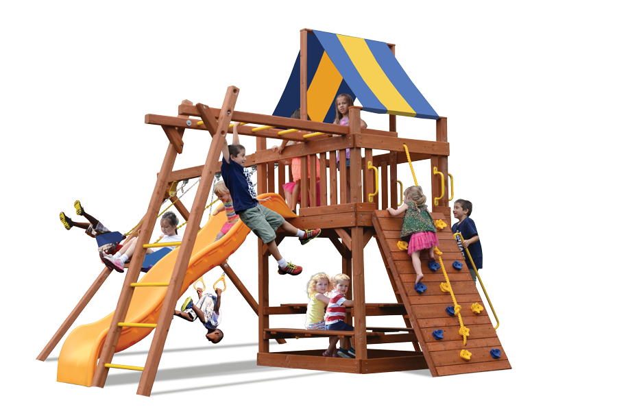 Original Fort Play Set with Monkey Bars